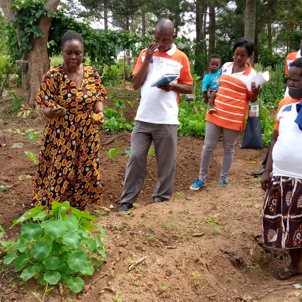 Florence Ddumba conducting a training session at the Kulika Training Center